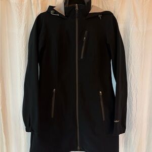 Women's Black Hooded Jacket